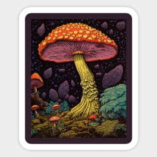 Umbrella Shroom Sticker